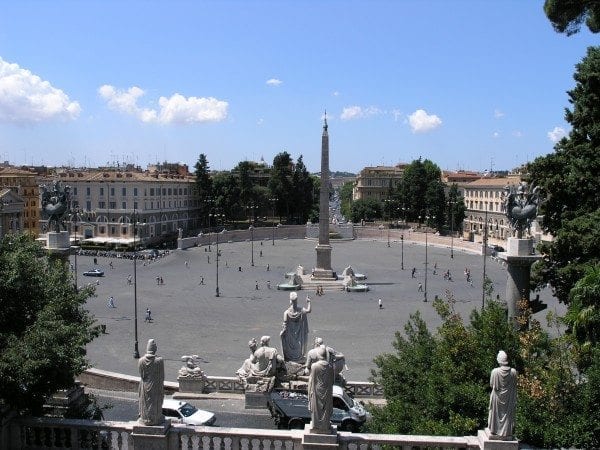 Piazza del Popolo.