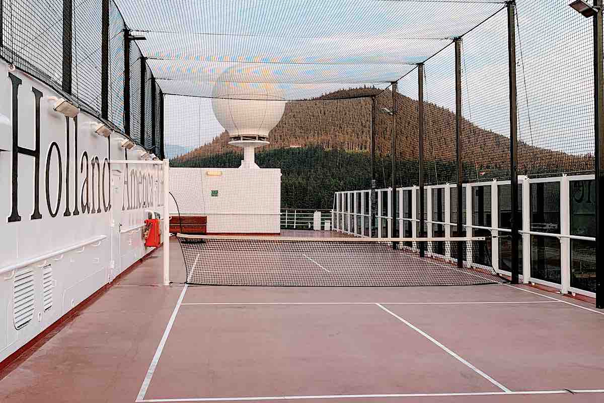 Holland America pickleball court