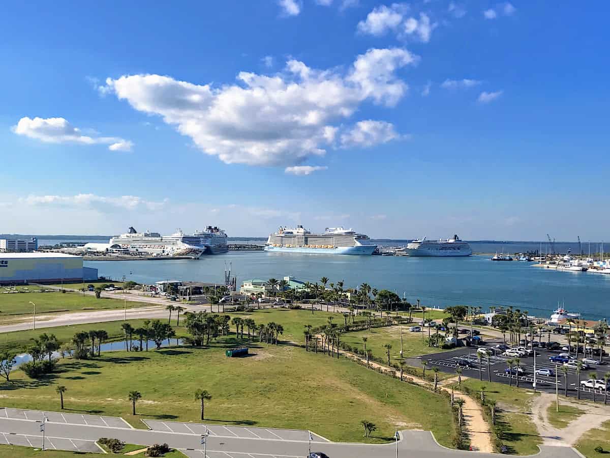 View of Port Canaveral from Exploration Tower.