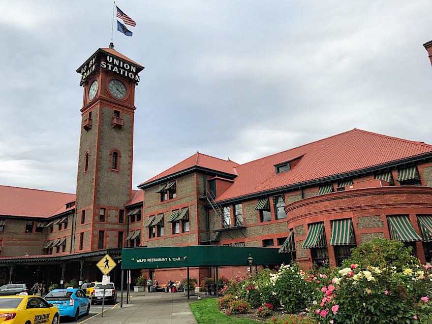 Entrance to Portland Oregon Union Station