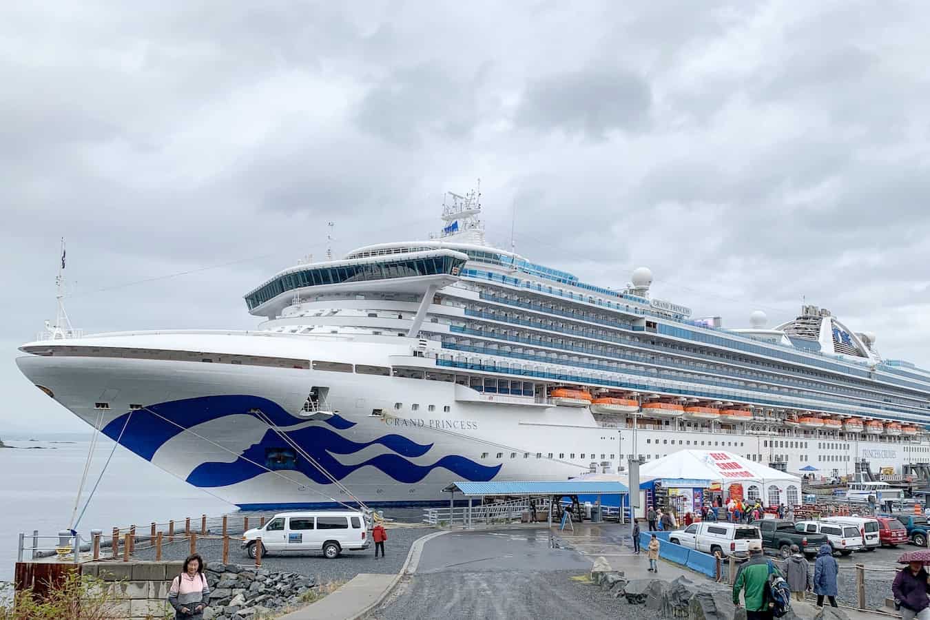 Princess ship in Sitka Alaska