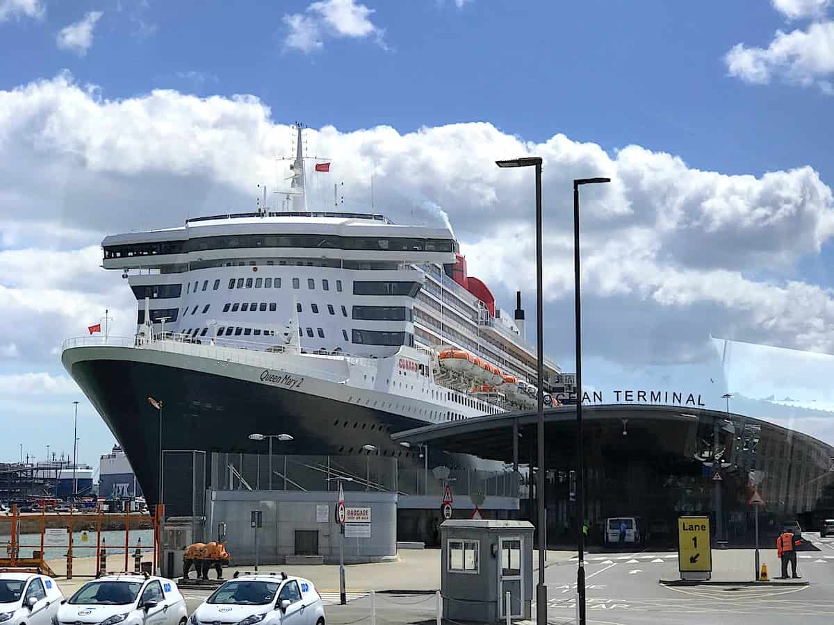 Queen Mary 2 at Southampton Ocean Terminal