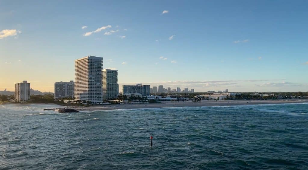 Sailaway from Port Everglades abpard Wonder of the Seas