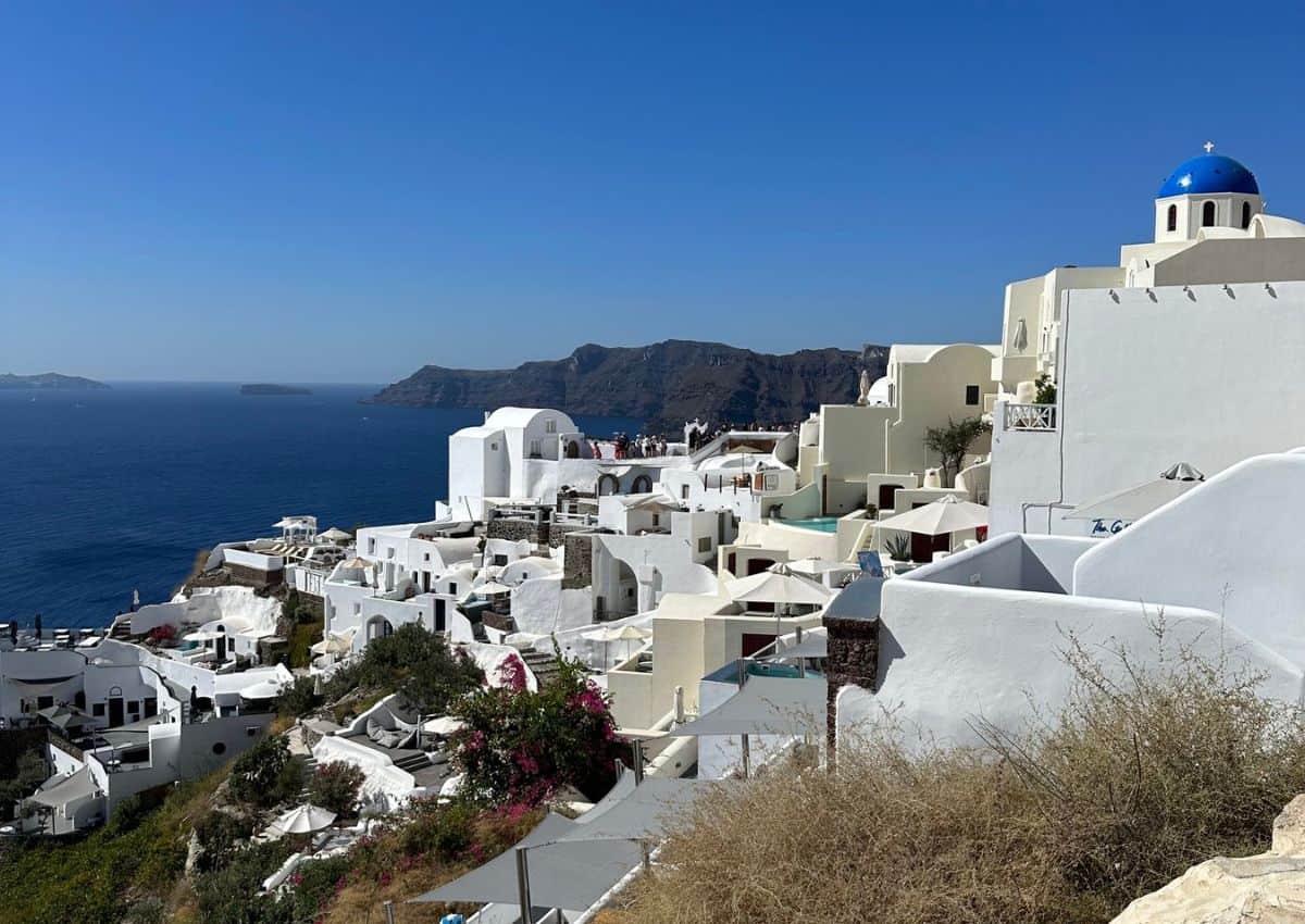 Scenic village of Oia, Santorini.