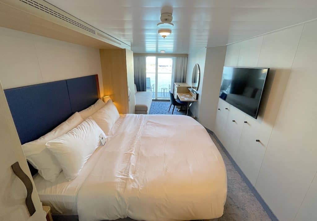 Standard balcony stateroom.