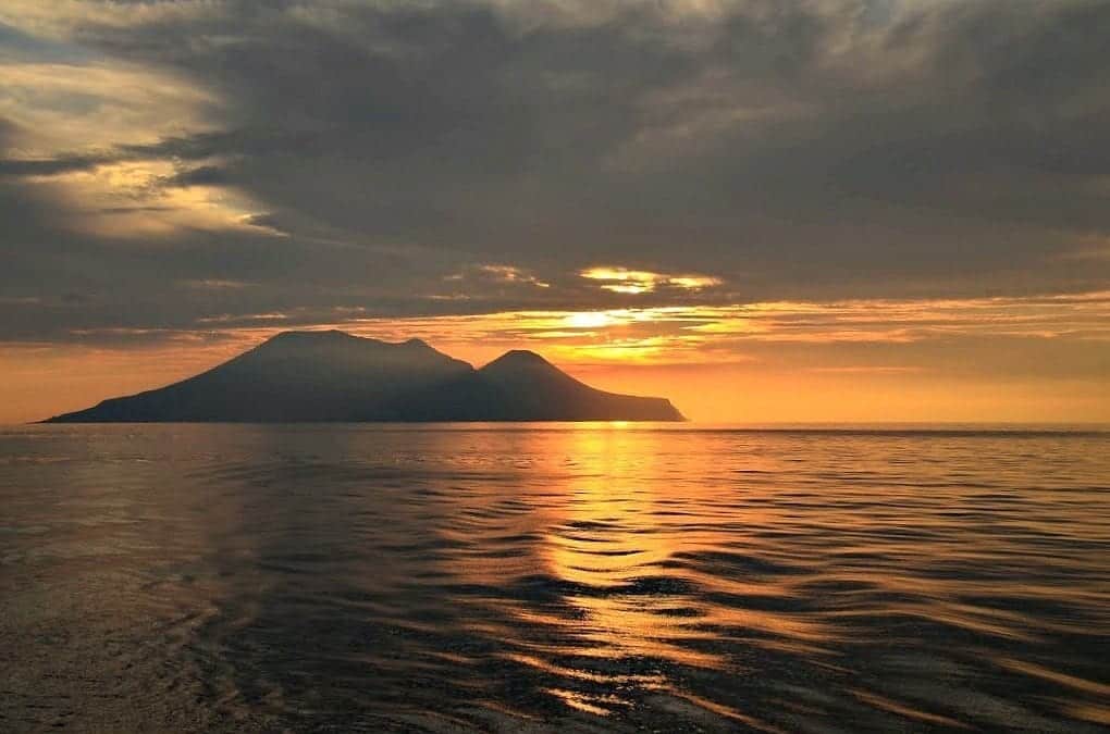 The famed Stromboli volcano on the island of the same name.