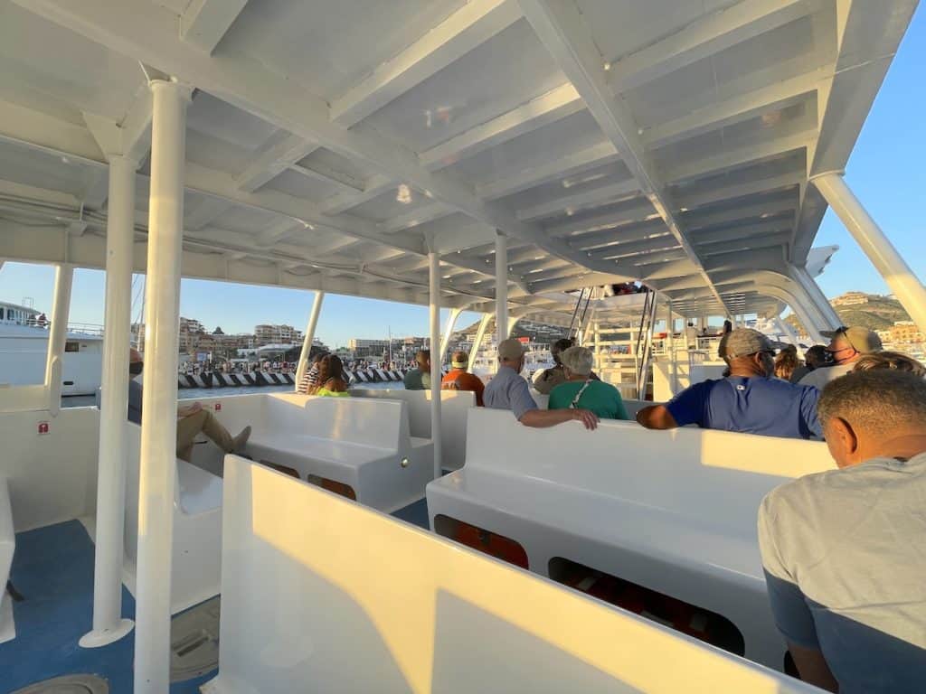 On the tender from Cabo to Todos Santos