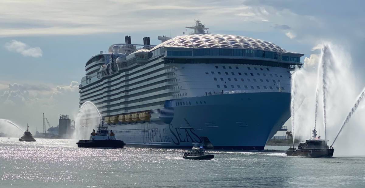 Utopia of the Seas Sets Sail from Port Canaveral