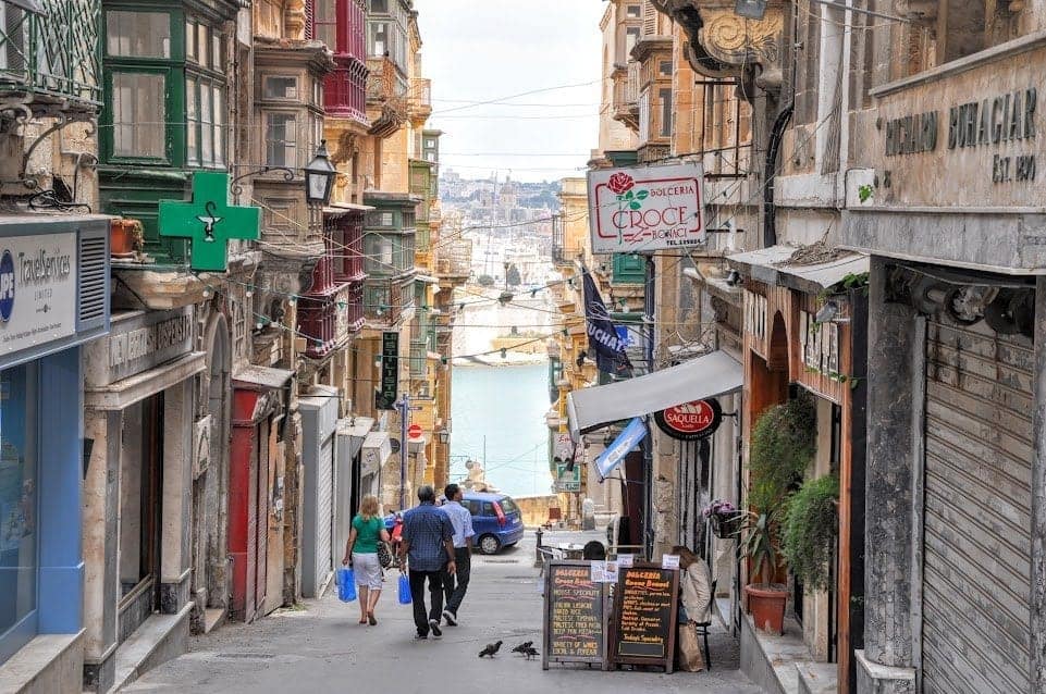 Valletta Malta side street