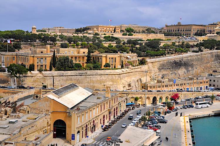 Valetta, Malta Europe cruise port in the Western Mediterranean