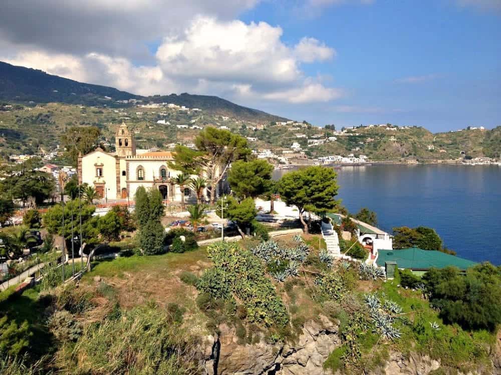 View of Island of Lipari