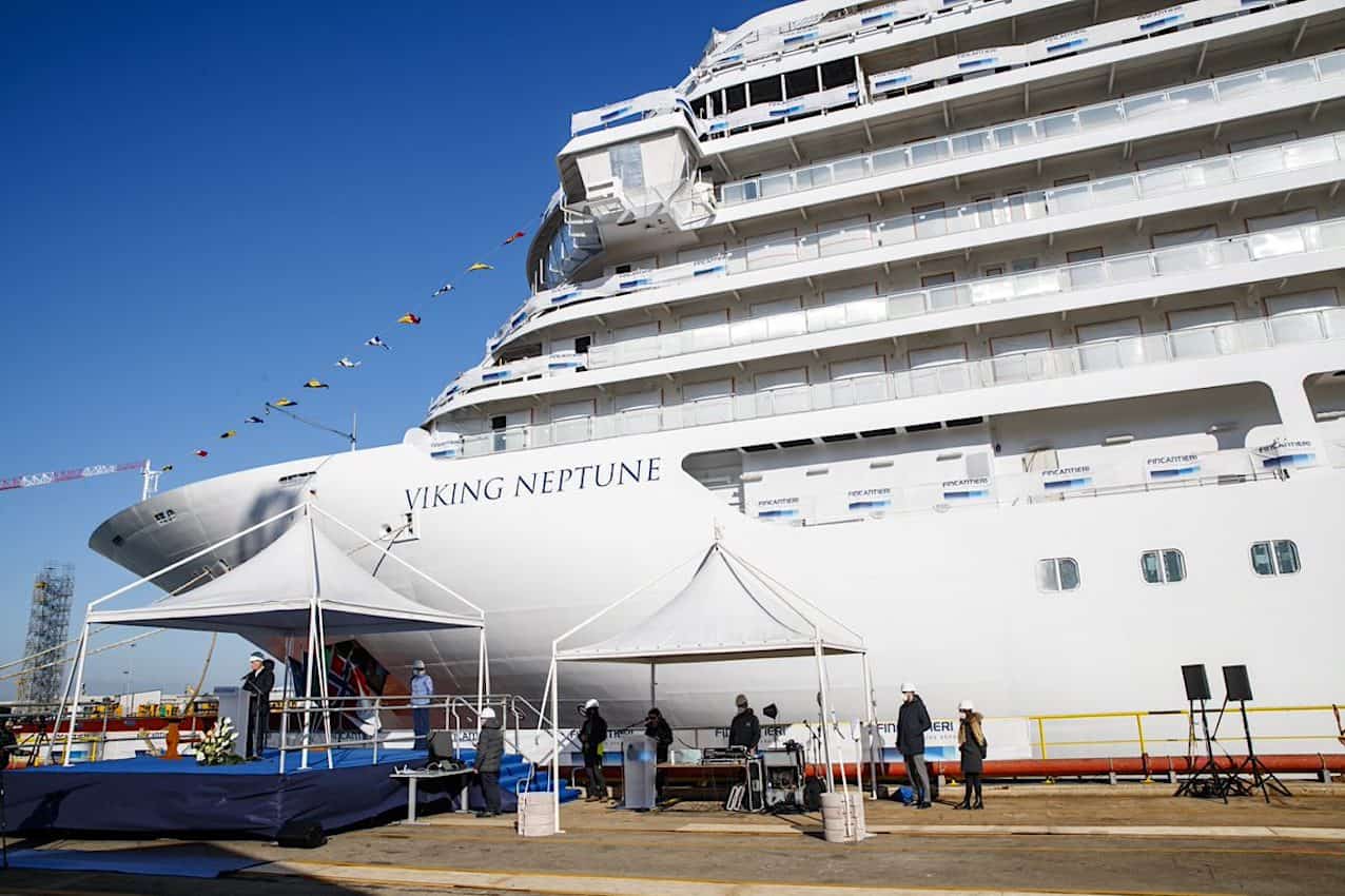 Viking Cruises’ Newest Ship Float Out in Italy