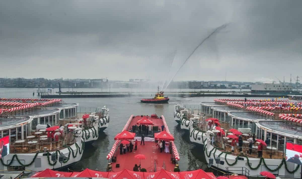 Viking River christens six new Viking Longships in Amsterdam.