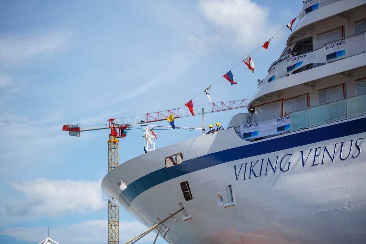 Viking Celebrates Seventh Ship Float Out in Italy