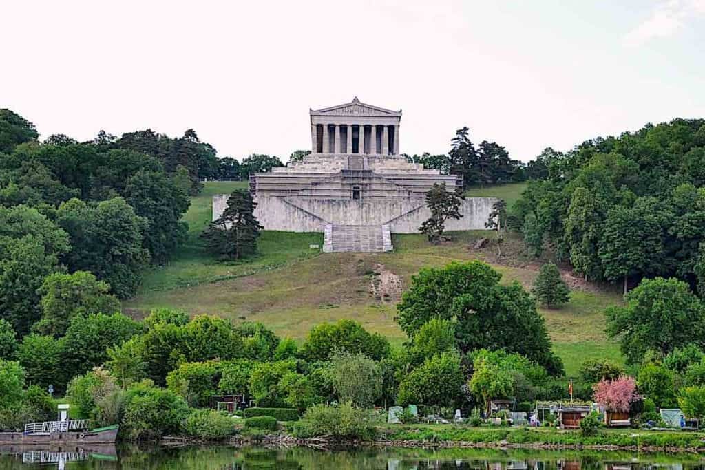 Wahalla monument on the Danube river in Bavaria, Germany