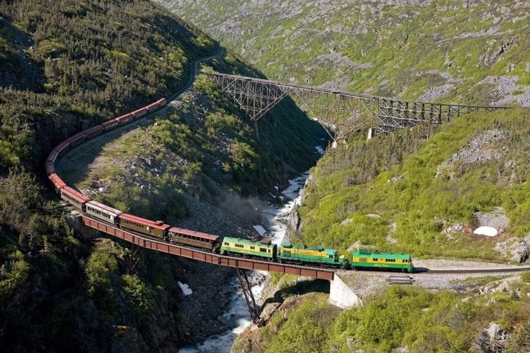 Skagway, Alaska and the White Pass Yukon Railroad