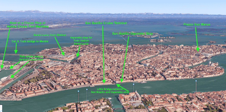 How to Get From Venice Train Station to San Basilio Cruise Terminal